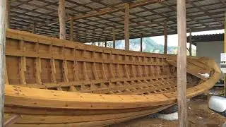 Tradition Thai boat building Krabi, Thailand Aug. 2018