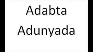Adabta Adunyada 1