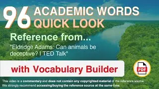 96 Academic Words Quick Look Ref from 