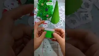 #shorts 💥 #HandmadeEasyCrafts #ChristmasTreeDIY #EasyChristmasCraft #ViralChristmasIdea #Christmas