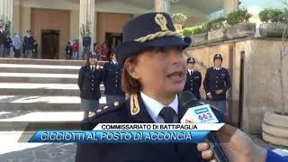 COMMISSARIATO DI BATTIPAGLIA  CICCIOTTI AL POSTO DI ACCONCIA