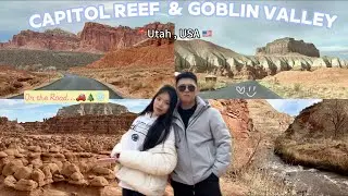 Winter Road Trip 2025 Day 4｜Moab→Goblin Valley →Capitol Reef national park 美国圆顶礁国家公园 ｜国家公园对比排名