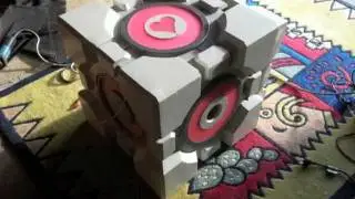 Portal 2 Homemade Weighted Companion Cube Subwoofer Mod