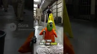 🦜 Rude Parrot Brody Punished Cleaning the Prison 🧹😡 #funny #talkingparot #viral #birds #parrot