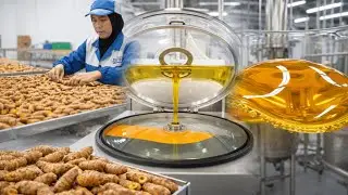 Inside the Modern Turmeric Factory Where Raw Turmeric Becomes Pure Turmeric Oil