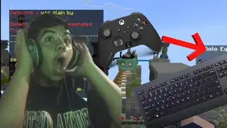 Controller player plays egg-wars with keyboard and mouse