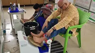 Kansa Thali Foot Massage Therapy Machine Faridabad Haryana Delhi Gurgaon Noida Padabhyanga पादाभ्यंग