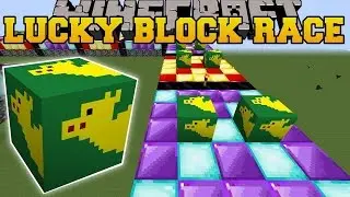 PAT And JEN PopularMMOs | Minecraft WEIRD CAMEL LUCKY BLOCK RACE - Lucky Block Mod - Mini Game
