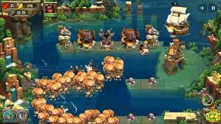 Pirate Legends TD Tower Defense Gameplay on Android - Level 11
