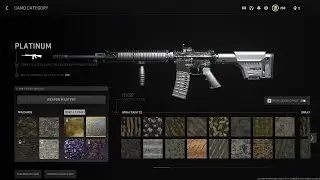 Unlocked the PLATINUM CAMO for the CHIMERA (mw2)