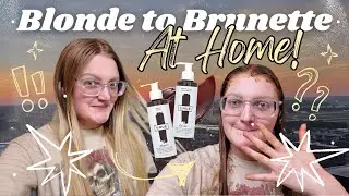 PLATINUM BLONDE TO BRUNETTE HAIR GLOSS AT HOME | dpHUE Gloss+ | Will it work?