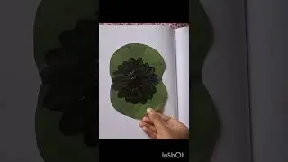 #leafprint art #leafart easy🍁🍁