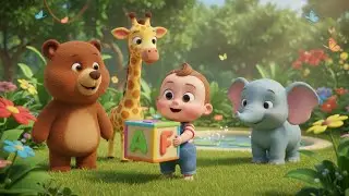 ABC Surprise Box with Animals 1 Song for Kids | Learn ABC Letters & Fun Nursery Rhymes 🎁🐶🎶