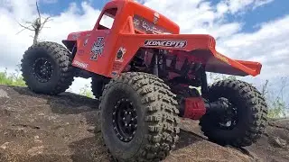 Test Dravtech Shocks and Flat belly Skid Plate On Trx4 Sport