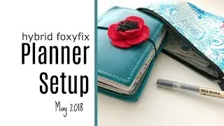 Planner Setup: pocket rings in a foxyfix No. 1 May 2018