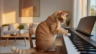 Quiet Trace | Calm Piano at Night (Cat Ambience)｜靜痕