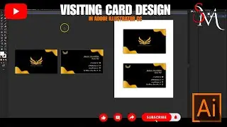 CREATE A VISITING CARD DESIGN IN ADOBE ILLUSTRATOR CC II ADOBE ILLUSTRATOR CC TUTORIALS