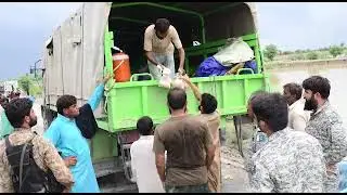 PAF RELIEF OPERATION CONTINUES IN FLASH FLOOD HIT AREAS OF SOUTH PUNJAB, BALOCHISTAN AND SINDH
