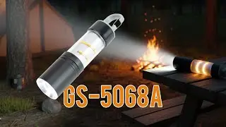 GS-5068A Mini Camping Flashlight Review: Multifunctional + Mood Lighting! MUST-HAVE Gear