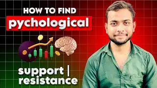 How to Find PsychologicalSupport & Resistance in Bitcoin & Gold |Best Trading Strategy for Beginners