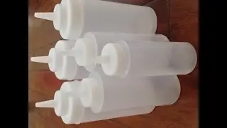 How I clean my squeeze bottles