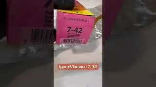 #igoravibrance 7-42 BeigeAsh #colorswatch#hairsalonlife#demicolor#schwarzkopfvibrance#