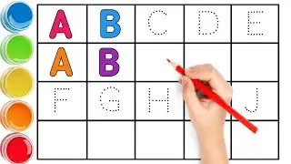 Изучайте алфавит ABCD от А до Я с картинками | Простой способ изучения английского языка для детей