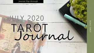 Tarot Journal: July 2020 Pages