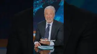 Everything is so f**ked up that Trump has Jon Stewart defending... an oil company?! #dailyshow