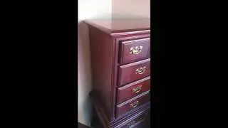 American Drew vintage cherry wood 4pc bedroom set