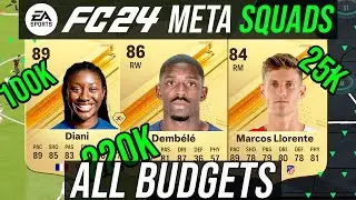 EA FC 24 - Best META Starter Squads For All Budgets 50k / 100k / 250k / 500k / 750k Team