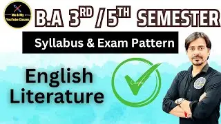 B. A 3rd & 5th Sem. English Lit. Syllabus & Exam Pattern 2025-26