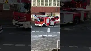 3-HLF20-01 und die Neue 3-DLK-01 mit Sore auf einsatzfahrt