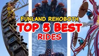 Top 5 rides at Funland Rehoboth - Rehoboth Beach, Delaware | 2022