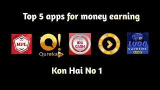Top 5 Money Earning Games💰||Best Gaming Earning apps|| By RAJ KING