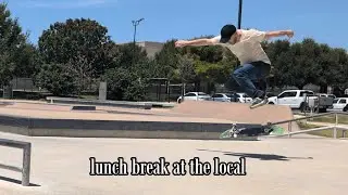 Another Bigspin Noseslide - Lunch break at the local skatepark