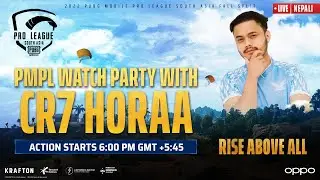 [WATCH PARTY] 2022 PMPL South Asia Fall Split | Week 1 Day 4 WITH @cr7horaaYT