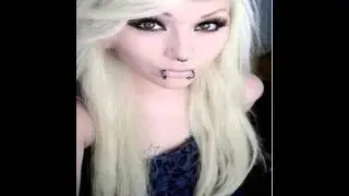 Emo blonde scene hair on Tumblr