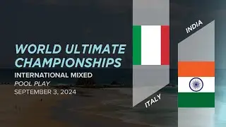 Italy vs. India | Mixed Pool Play | 2024 World Ultimate Championships