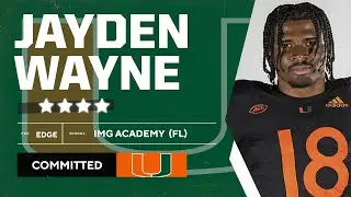 4-star EDGE Jayden Wayne commits to the Miami Hurricanes