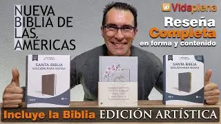 Biblia NBLA EDICION PARA NOTAS | Incluye la Reseña Completa de la EDICIÓN ARTÍSTICA