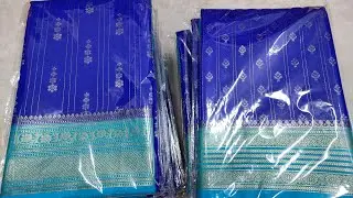 Royal blue 💙 Banarasi silk saree 😍 #saree #sarees #sareelove #sareecollection 