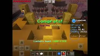 Cubecraft Lunar Update - Lantern Hunt + ALL Parkour