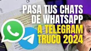 C&oacute;mo PASAR TUS CHATS de WHATSAPP a TELEGRAM en Venezuela (Truco 2024)