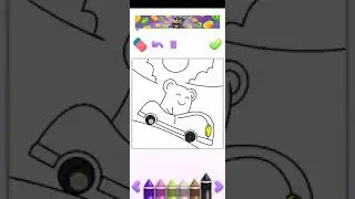 Talking tom coloring🚘🚗🚗🚗