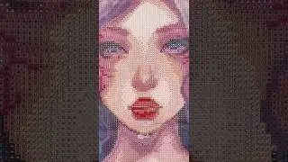 HANDMADE! Diamond Art #asmr #artandcraft #smallbusiness #daimondart #gifts #shorts