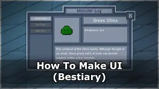 How To Make UI (Bestiary) - Unity