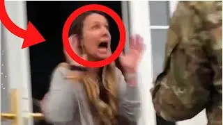 THIS IS CRAZY REACTION! Soldiers Homecoming Surprise