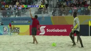 YELLOW CARD Jamaica, Gregory SIMPSON No. 11 | #Guyana @ItsTheJFF #CBSC2017