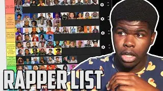 RANKING THE BEST RAPPERS (Rapper Tier List)